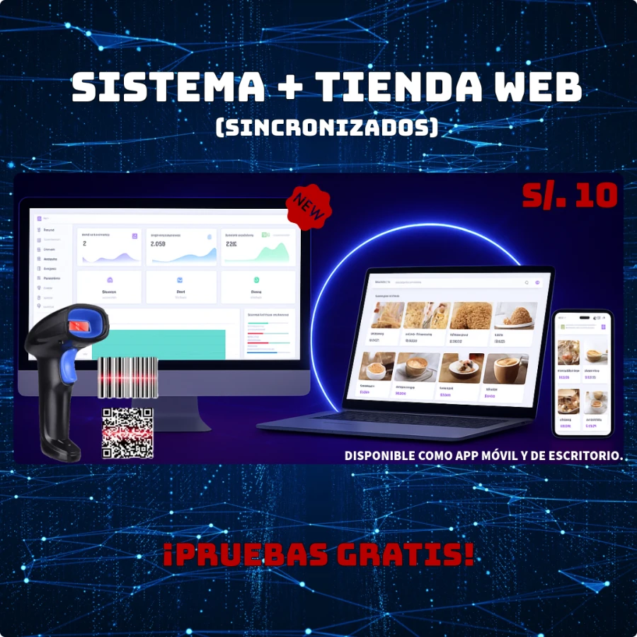 SISTEMA + TIENDA WEB 🟣